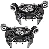 Detroit Axle - Rear Steering Knuckles for 2006-2010 Ford Explorer Mercury Mountaineer 2007 2008 2009 Steering Knuckles & Wheel Bearing Hubs Replacement