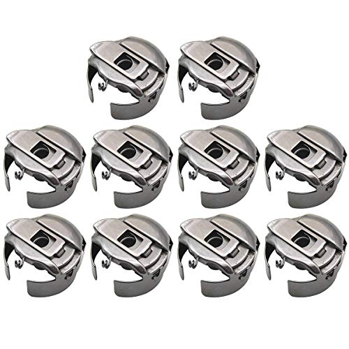 CKPSMS Brand - #KF220440 "L" Size Standard Pigtail Bobbin Cases FIT for BARUDAN Embroidery Machine (10PCS)