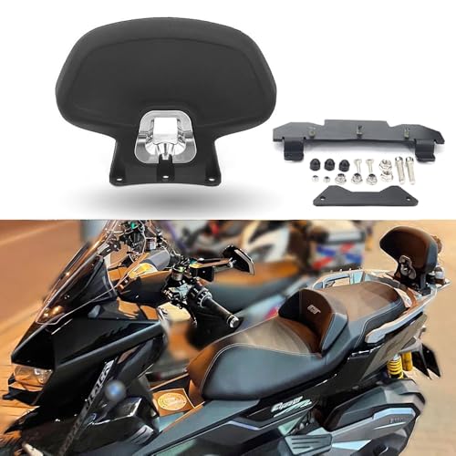 Fits for BMW C400GT C400X Motorcycle Black Passenger Backrest Rear Seat Tailstock Back Rest Cushion Pad
