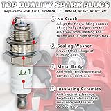 GREPSPUD 3pcs BPMR7A L7T Spark Plugs with 1pc 13 by 19 mm Chainsaw Scrench Wrench Tool BPM7A RCJ6Y RCJ7Y Sparkplugs for 2-Stroke Small Engine Husqvarna Stihl MS290 021 023 024 025 026, etc.