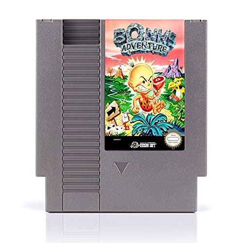 Samrad Bonk's Adventure 72 Pins Game Card For 8 Bit Game Player (Gray)