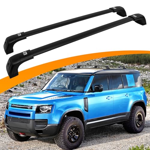 Snailfly Upgraded Roof Rack Cross Bars Fit for 2020-2025 Land Rover Defender 110 130 Cargo Carrier Crossbars with Locks (Not for 90)