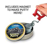 National Geographic Mega Slime Kit & Putty Lab - 4 Types of Slime Plus 4 Types of Putty Including Magnetic Putty, Slime Kit for Boys and Girls, Sensory Putty Toy & Science Kit (Amazon Exclusive)