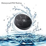 Recoil Waterproof Bluetooth Media Button Steering Wheel Remote Control for Car Bike Motorbike Boat Powersports Compatible iPhone 16 Pro/16 Samsung Galaxy or Any Android Device