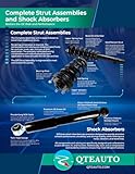 PM Auto Pair of 2 Rear Complete Shock Absorber Kit For 2016-2020 KIA Sorento