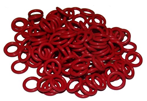 Captain O-Ring - Rubber Oring Keyboard Switch Dampeners/Sound Reducers Red [40A-L 0.2mm Reduction] (135 pcs w/Screen Cloth)
