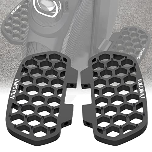 HUAYUWA Inmotion V11 Upgrade Honeycomb Pedals, V11 Series Electric Unicycles Non-Slip Off-Road Pedals High-Density Aviation Aluminum Footrest Accessories (Black)