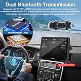 Carpuride W901 Pro Portable Carplay & Android Auto with Dula Bluetooth, 9 inch 1080P Touch Screen, Mirror Link/GPS/Siri/FM, Support Truck Dashboard Mounted