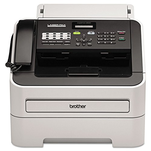 Brother Printer FAX2940 Wireless Monochrome Printer with Scanner, Copier and High-Speed Laser Fax, Black/gray