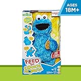 Sesame Street Feed Me Cookie Monster Plush: Interactive 13 Inch Cookie Monster, Says Silly Phrases, Belly Laughs, Toy for Kids 18 Months Old and Up