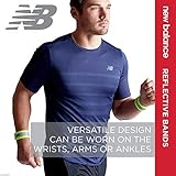 New Balance Reflective Bands - Runners Reflective Arm Band & Leg Ankle Band | Reflective Safety Band for Night Time Running/Jogging, Walking, Cycling/Bicycle/Bike for Women, Men, Kids