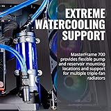 Cooler Master MasterFrame 700 Customizable Open-Air Frame ATX Case, Panoramic Tempered Glass, Premium Variable Friction Hinges, Built-In VESA Mount, Test Bench Mode (MCF-MF700-KGNN-S00)