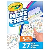 Crayola Color Wonder Mess Free Fingerprint Ink Painting Activity Set, Finger Painting Alternative, Toddler Coloring, Travel Activity, Gift for Toddlers