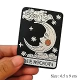 CHBROS Sun and Moon Patches, Funny Embroidered Patches, Sew on or Iron on Patches Applique for Clothes, Jackets, T-Shirt, Backpacks…