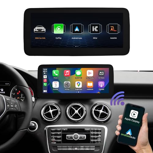 Road Top 10.25" Linux Car Multimedia Screen for Mercedes Benz CLA GLA Class C117/ X117/X156 2013-2015 Year with NTG4.5/4.7, Support Wireless CarPlay Android Auto Use OEM Bluetooth Calling
