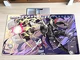 New Mlikemat Playmat Digimon DTCG Mat Beelzemon TCG CCG OCG Trading Card Game Mat with Zones + Free Bag (ZD002-152-SM)