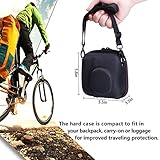 LTGEM Hard Case for Fujifilm Instax Mini 12 / Mini 11 / Mini 10 / Mini 9 / Mini 8 / Mini 7/ Mini 7+ Instant Camera - Storage Protective Carrying Bag with Shoulder Strap （Black）