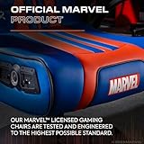 X-Rocker Official Marvel Spider-Man Gaming Chair, Foldable Audio Game Pedestal with Wireless Bluetooth 2.1 Speakers, Sound Responsive Vibrating Chair, Game Seat for Kids and Juniors -