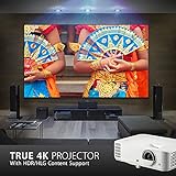 ViewSonic PX748-4K UHD 4K Projector with 4000 Lumens, 240 Hz, 4.2ms, HDR Support, Auto Keystone, Dual HDMI, and USB C for Home Theater, Stream Netflix with Dongle