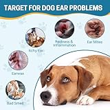 kurniso Dog Ear Powder for Hair Removal, Dog Ear Infection Treatment, Dog Ear Cleaning Powder, Ear Powder for Dogs Plucking, Dog Ear Cleaner, 50g