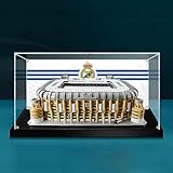 Acrylic Display Case for Lego Icons Real Madrid Santiago Bernabéu Stadium 10299 - Dustproof Anti-UV Storage Box - Collectors Gift (Background B(50*45*20))