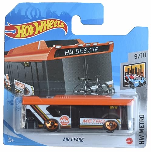 Hot Wheels Ain't Fare, HW Metro 9/10 [Orange] Short Card