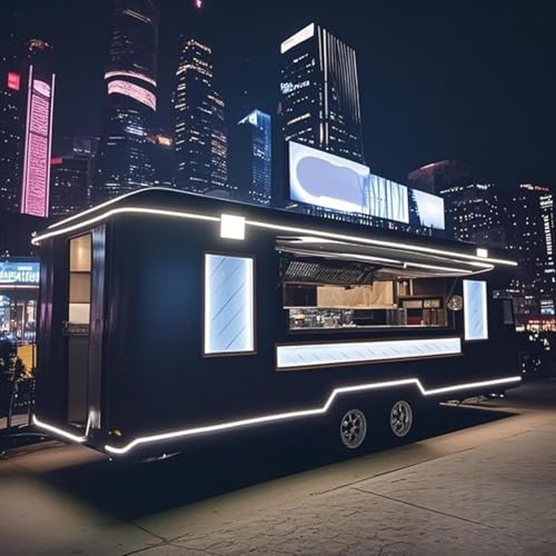 Food Truck for Sale, Food Trailer with Full Equipment Setup, Perfect for Mobile Cooking,Mobile Food Truck, and Concession Trailer for Efficient Food Truck Operations