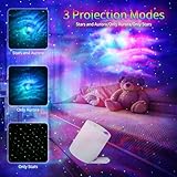 Star Projector, Galaxy Projector for Bedroom, Night Light Projector with Timer and Remote Control, Adjustable Speed and Brightness, for Aurora Projector for Bedroom, Living Room and Home Theater