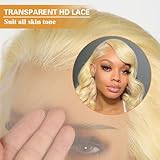 Goalroya 32 Inch 613 13x6 Lace Front Wig Human Hair 200 Density 613 Body Wave Lace Front Wig Human Hair 613 HD Lace Frontal Wig Blonde Wig Human Hair Glueless Wig Pre plucked for Women 613 Wig