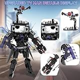 Bentex Skibidi Toilet Upgraded Damaged TV Man Figure Building Block Set, Upgraded Cameraman Speakerman Game Model Collectible Building Bricks Birthday Gift for Adults Fans (703pcs)