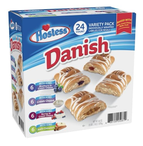 Hostes Danish Variety Pack, 24 Count