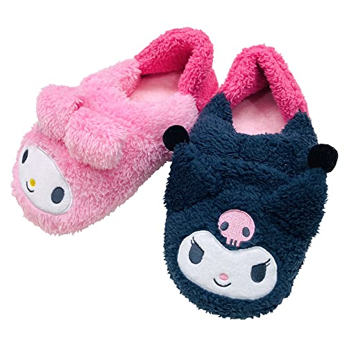 MORIPiLO Women's Casual Slippers, Sanrio My Melody & Kromi, 23.0~25.0 cm E