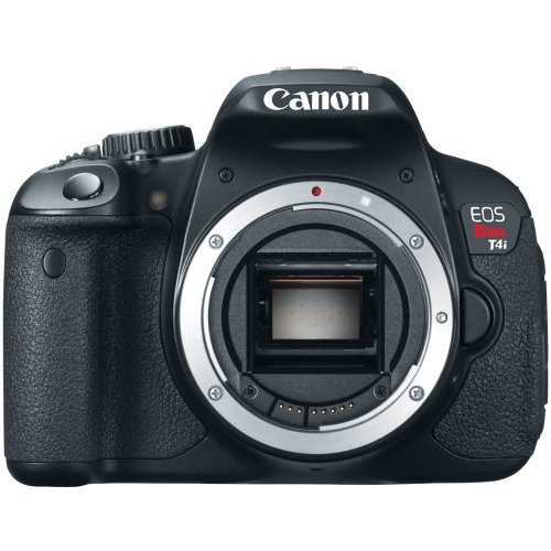 Canon EOS Rebel T4i 18.0 MP CMOS Digital Camera with 3-inch Touchscreen and Full HD Movie Mode (Body Only) (Renewed), Black
