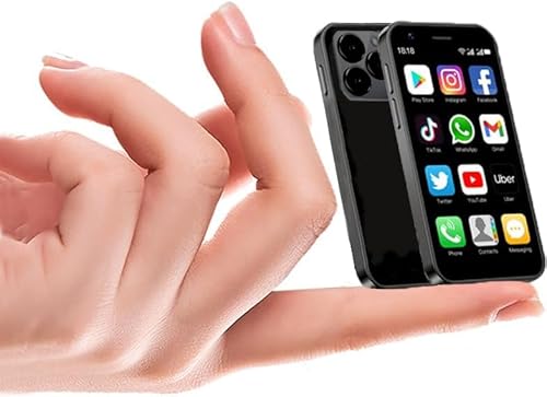iLight Mini Smartphone 16 Pro Max - World's Smallest 16Pro Android Mobile Phone 4G LTE Super Small Little 3" Touch Screen. Unlocked Great for Kids Teens. 2GB RAM / 16GB ROM Tiny Pocket iPhone 16 Plus