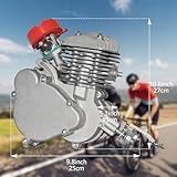 Borutools 80CC Electric Start Bicycle Engine Kit, Motorized Bike Motor Kit, for 26" to 28" Bicycles, Upgrade Electric Starting Engine, No Need to Pull The Wire Or Pedal Start