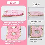 116PCS Self-Adhesive Chenille Letters Patches: Cute Alphabet Rainbow Love Heart Star Patches for DIY Clothing Varsity Letter Patches for Backpacks Hats, Bags, Jackets