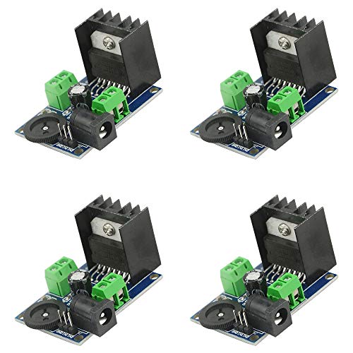 WMYCONGCONG 4 PCS TDA7297 Audio Amplifier Board Module DC 6-18V 15W+15W Dual-Channel Stereo Amplifier Board for Sound System DIY