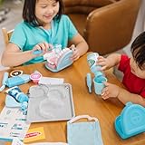 Melissa & Doug Super Smile Dentist Kit With Pretend Play Set of Teeth And Dental Accessories (25 Toy Pieces) Pretend Dentist Play Set, For Kids Ages 3+