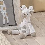 Lambs & Ivy Signature Goodnight Giraffe Moonbeams Plush Giraffe Stuffed Animal 11.5 Inch - Millie - Gray/White