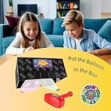 CHOWONE Whack a Balloon Game Bang Popping Balloon Tricky Tabletop Board Game Night for Family Party Blast Balloon Pop Game Explosion Balloon Box Toy Game for Kids and Adults