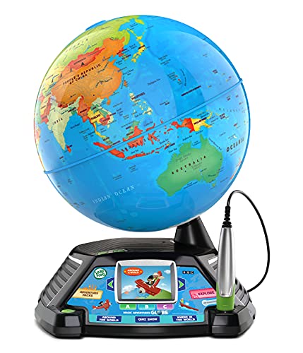 LeapFrog Interactive Childrens Globe | Smart Globe for Kids to Learn Geography While Having Fun | Pre School Educational Toys, Christmas Gifts for Children 5, 6, 7+ Year Olds