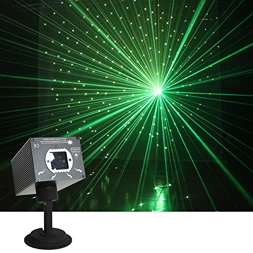 Sharelife Mini 500mw DJ RGB Meteor Storm Projector Light DMX Home Party Show Gig Stage Lighting Twinkling Star Effect Speed Adjust RGBStar