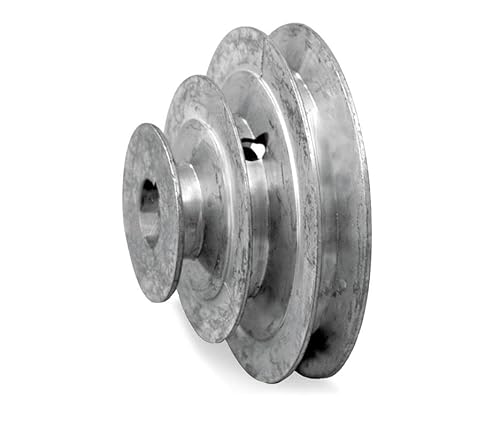 4" Diameter - 3 Step V Belt Pulley