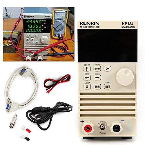 Single Channel Electronic DC Load Tester Battery Capacity Tester RS485/232 150V 40A US Plug (400W)
