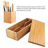 TOPINCN Chopsticks Box Tableware Spoon Cage Cutlery Storage Box- Flatware Organizer