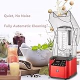 2.2L Electric Blender Smoothie Maker, Commercial Blenders,Broken Wall Cooking Machine, for Smoothie, Fruits, Shakes (A)