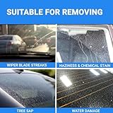 GLASS POLISH DIY 3” Windshield Polishing Kit for Car Glass Restoration, Remove Wiper Blade Damage, Fine Scratches, Haziness, and Water Spots, Restore Glass Clarity and Shine - GP21005