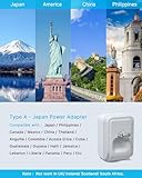 2 Pack US to Japan Plug Adapter, VINTAR Foldable Japan Travel Adapter with 2 Outlets and 3 USB Ports(2 USB C), 2 Prong to 3 Prong Outlet Adapter for USA to Japan China Canada Philippine, Type A