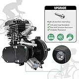 Afranti 100cc Bicycle Engine Kit 2 Stroke Motorized Bike Motor Kit for 26" to 28" Bicycles Petrol Gas Powered Bicycle Motor Kit Upgrade with Digital Speedometer