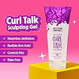 Not Your Mother's Curl Talk Frizz Control Sculpting Gel & Defining Cream (2-Pack) - 6 fl oz - Formulated with Rice Curl Complex - All Curly Hair Types